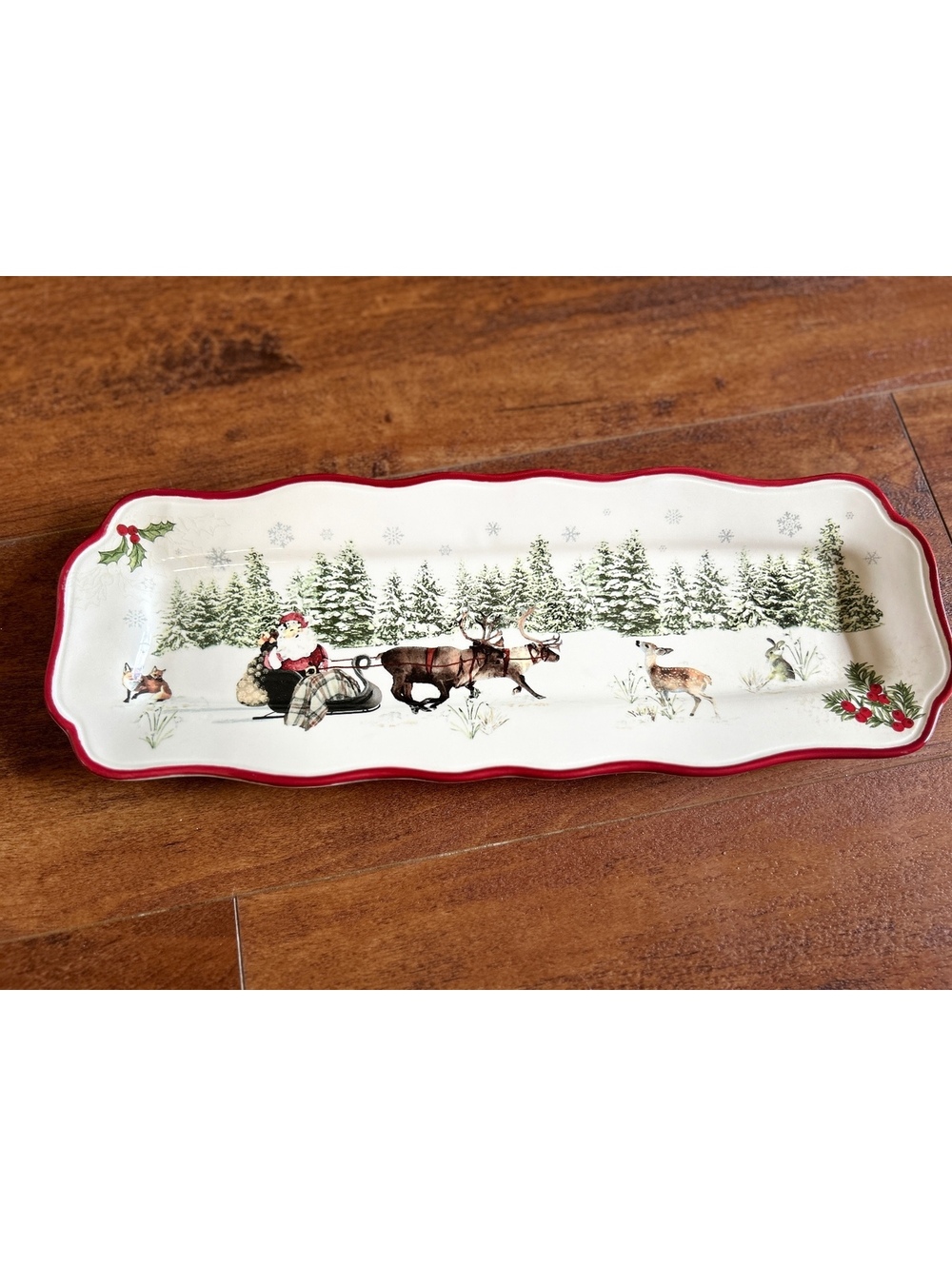 Better Homes and Gardens Heritage Collection Ceramic Holiday Serving Platter